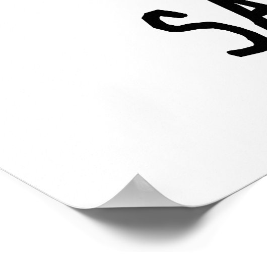 Poster Père Noël Jaws Funny Shark Christmas Pun (Coin)