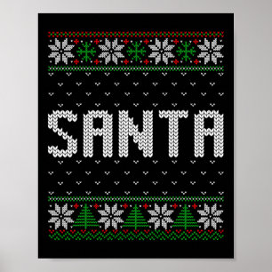 Poster Père Noël Je Suis Si Bon Père Noël Est Venu Deux F