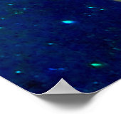 POSTER PÈRE NOËL JOUER SAX, FÊTE DE NOËL MUSICALE (Coin)