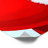 Poster Père Noël joyeux (Coin)