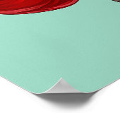 Poster Père Noël joyeux (Coin)