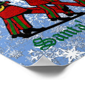 Poster Père Noël Marching Band (Coin)