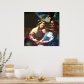 Poster Père Noël Maria (Cuisine)