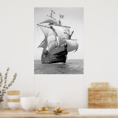 Poster Père Noël Maria (Cuisine)