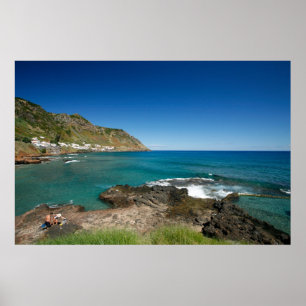 Poster Père Noël Maria - Açores