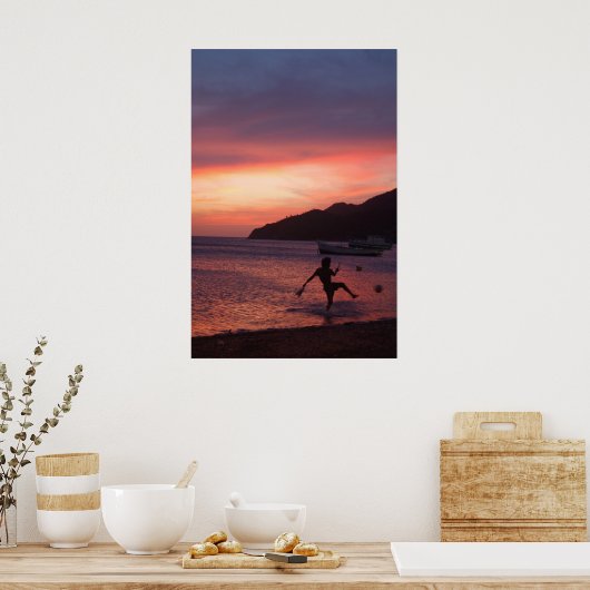 Poster Père Noël Marta. (Cuisine)