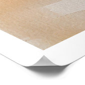 Poster Père Noël Monica Beach, peinture à l'aquarelle de  (Coin)