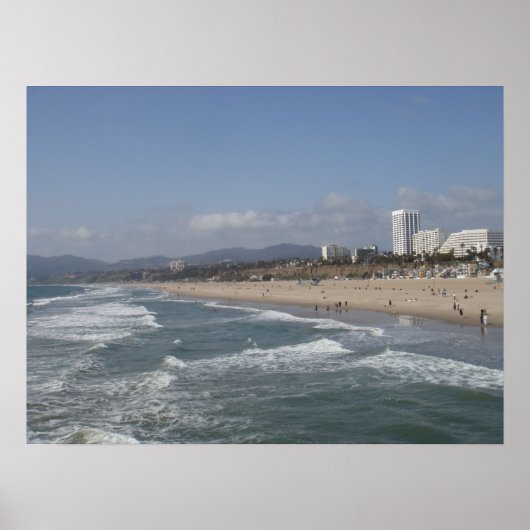 Poster Père Noël Monica, Californie (Devant)