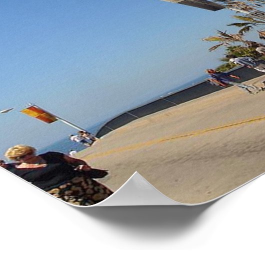 Poster Père Noël Monica Pier (Coin)