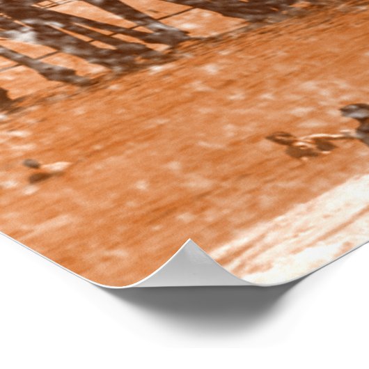 Poster Père Noël Monica Pier (Coin)