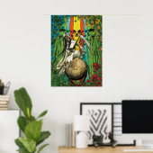 Poster Père Noël Muerte Tarot - Le Monde (Bureau à domicile)