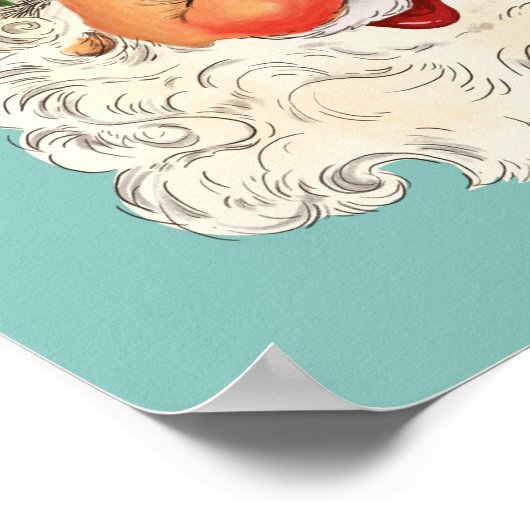 Poster père Noël No 5 (Coin)