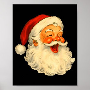 Poster Père Noël Noël Vintage Rétro Santa Xmas Hommes
