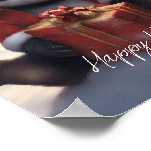 Poster Père Noël Panda Bear (Coin)