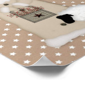 Poster Père Noël primitif (Coin)