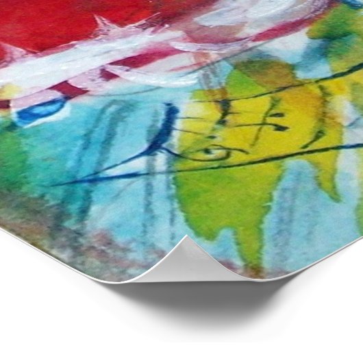 POSTER PÈRE NOËL & SAX, PARTI NOËL (Coin)