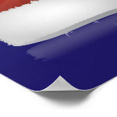 Poster Père Noël Secret, Bleu/Casquette (Coin)