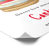 Poster Père Noël sled - devinez combien de bonbons jeu (Coin)