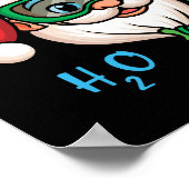 Poster Père Noël Swimming h2o h2o h2o (Coin)
