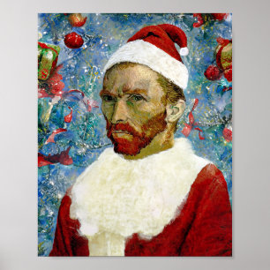 Poster Père Noël, Van Gogh