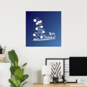 Poster Père Noël's Christmas tree (Bureau à domicile)