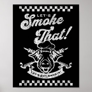 Poster Père père chef fumeur