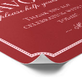 Poster Perfect Match Matchbox Bridal Shower Favors Sign (Coin)