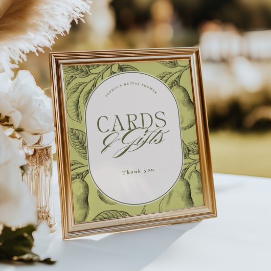 Poster Perfect Pair Bridal Shower Cards Gifts