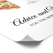 Poster Perfect pair bridal shower - Wishes for Newlyweds (Coin)