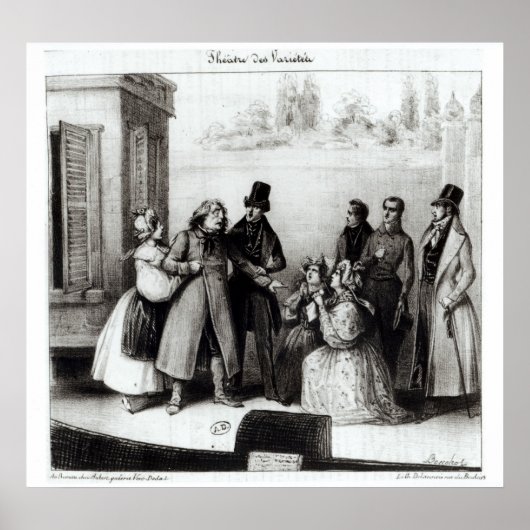 Poster Performance de "Le Pere Goriot" (Devant)