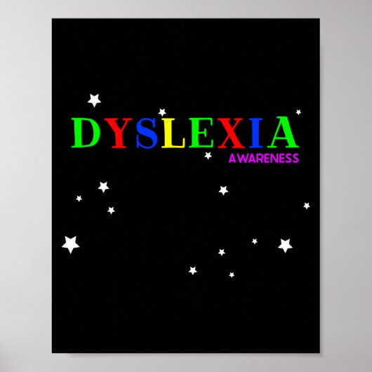 Poster Performance de sensibilisation à la dyslexie (Devant)