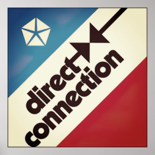 Poster Performance Mopar rétro