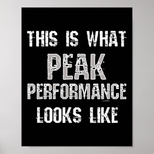 Poster Performances de pointe Drôle Fitness Fitness Salle
