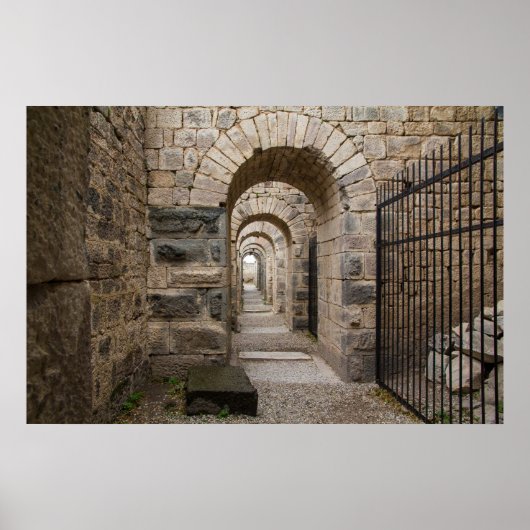 Poster Pergamon ruines grecques (Devant)