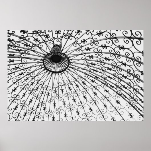 Poster Pergola de fer, Jardins du Musée Gilcrease. 2008 (Devant)