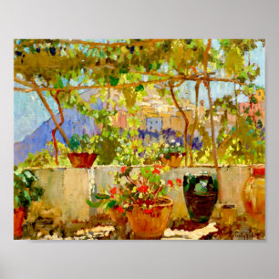 Poster Pergola méditerranéenne par Konstantin Gorbatov