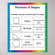Perimeter Math Education Arrière - plan arc-en-cie