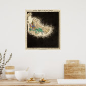 Poster Période de la première croisade 1100 ap. (Cuisine)