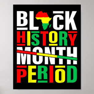 Poster Période du Mois de l'histoire des Noirs d'Afrique