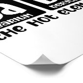 Poster Periodic Table Of Babe The Hot Element Valentines  (Coin)