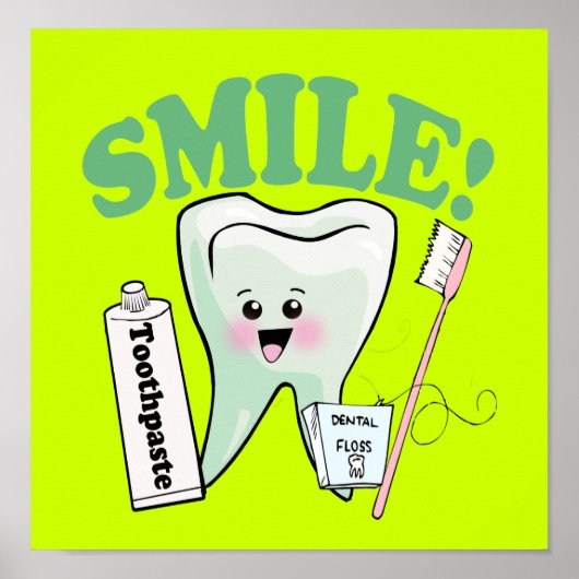 Poster Périodontiste parodontique parodontie (Devant)