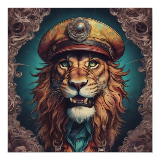 Poster Perkins le lion (Devant)