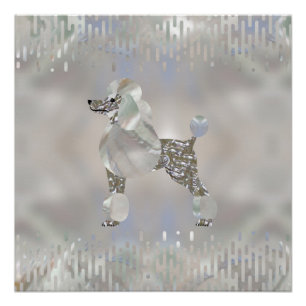 Poster Perle de luxe et caniche d'Abalone