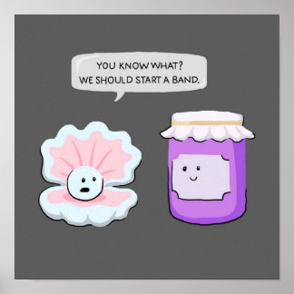 Poster Perle Et Jam Commencer Un Groupe