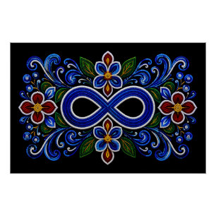 Poster Perles d'art métis