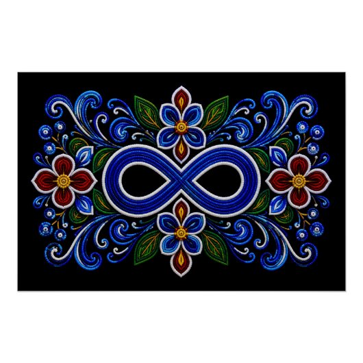 Poster Perles d'art métis (Devant)