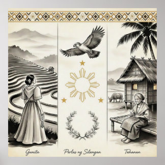 Poster Perles de l'Orient-Foyer-Gunita-Patrimoine Filipin