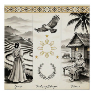 Poster Perles de l'Orient-Foyer-Gunita-Patrimoine-Filipin