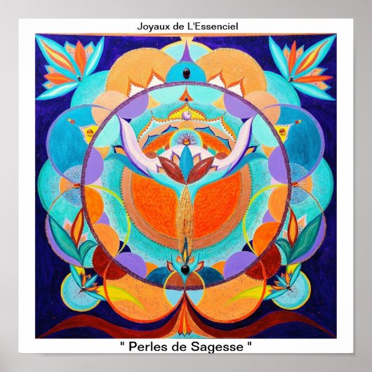 Poster " Perles de Sagesse " (Devant)