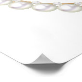 Poster Perles de sagesse signe de Fête des mariées (Coin)